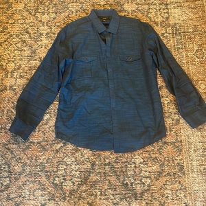Alfani Blue Button Down Shirt 👔